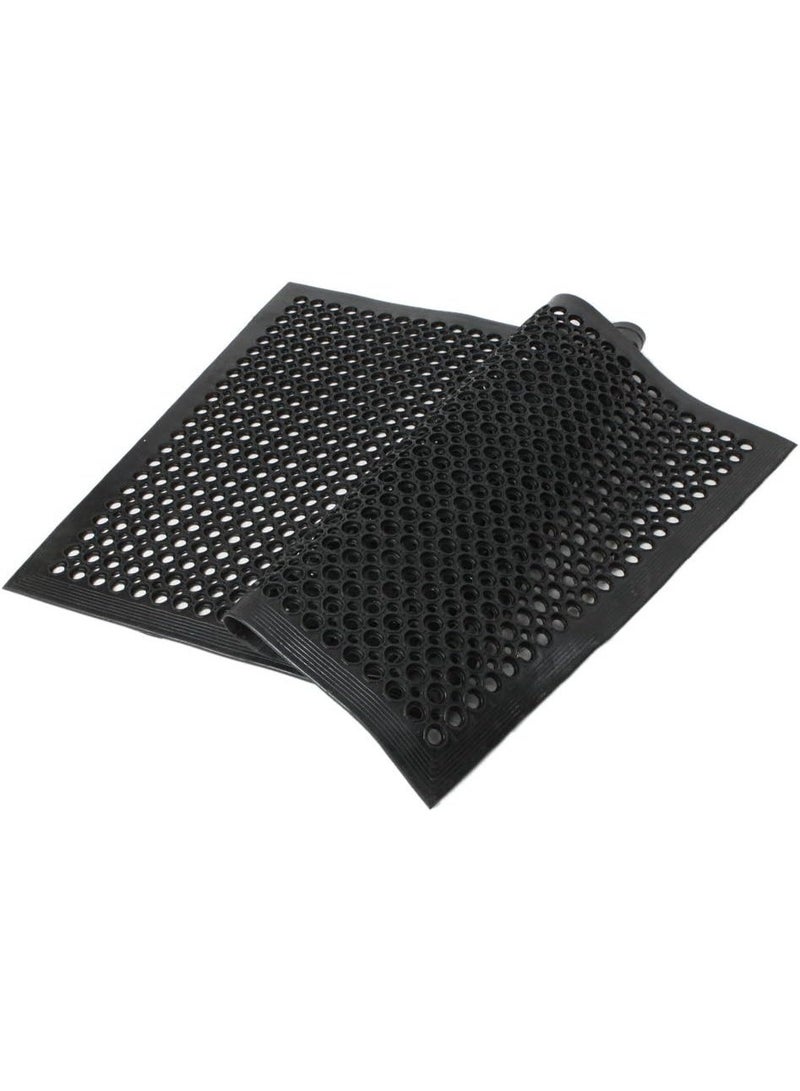 سجادة أرضية مطاطية شديدة التحمل، متعددة الاستخدامات، سميكة، بتصميم أصلي، مناسبة لمداخل الشقق، ردهات المباني، المكاتب، الحمامات، تصميم مانع للانزلاق، مقاس 40 × 60 سم - Image 3